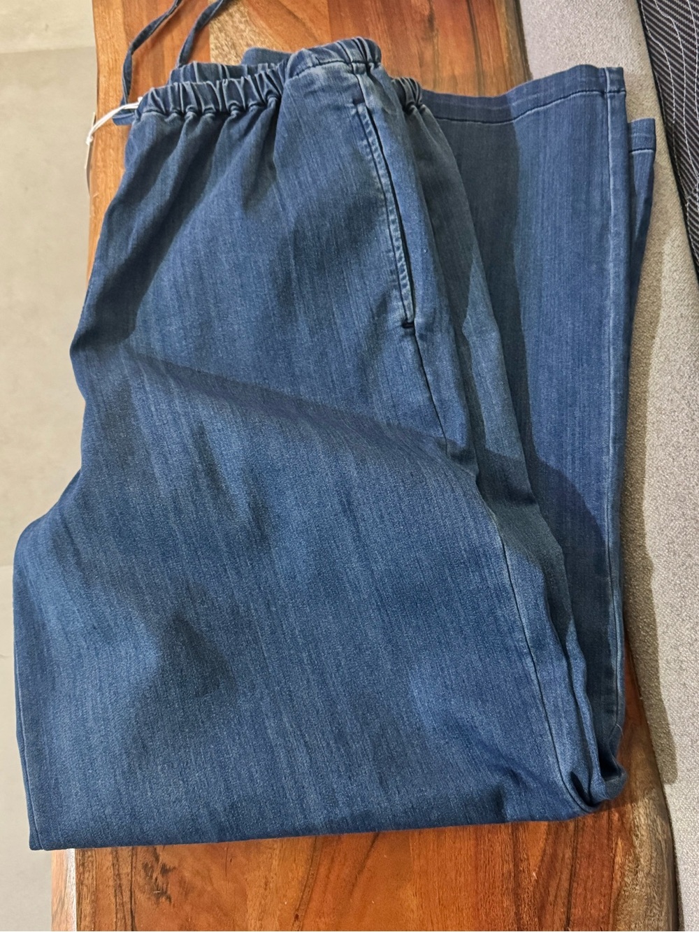 Women’s Blue Drawstring Denim Cello Jeans